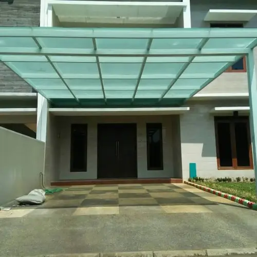 Kanopi Kaca Tempered 10mm di  siantar
