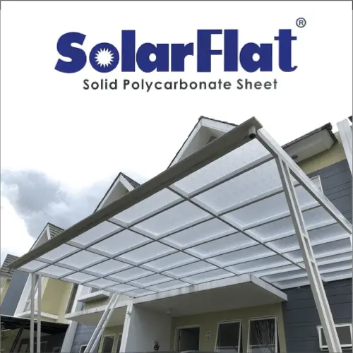Kanopi Solarflat 3 mm  siantar